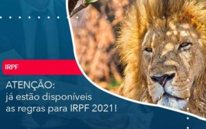 Ja Estao Disponiveis As Regras Para Irpf 2021 Organização Contábil Lawini - Contabilidade em São Paulo | Aficon Organização Contábil